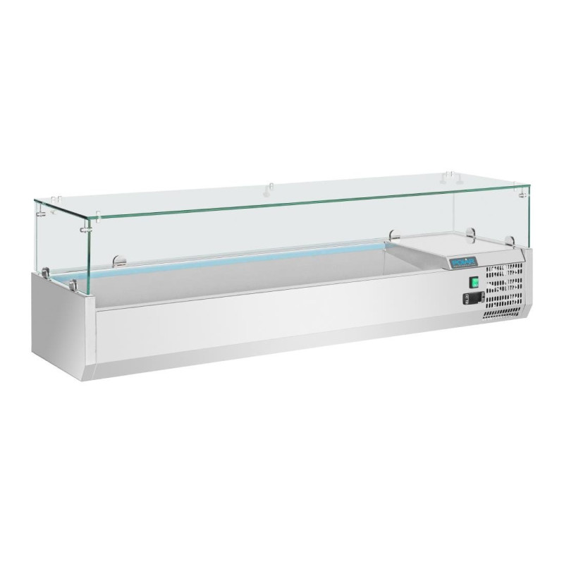 Külmikvitrin koostisosadega 5x GN 1/3 ja 1x GN 1/2 seeria G - Polar - Fourniresto Külmikvitrin koostisosadega 5x GN 1/3 ja 1x GN 1/2 seeria G - Polar - Fourniresto