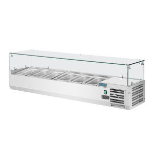 Külmikvitrin koostisosadega 5x GN 1/3 ja 1x GN 1/2 seeria G - Polar - Fourniresto
