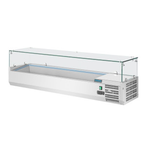 Külmikvitrin koostisosadega 5x GN 1/3 ja 1x GN 1/2 seeria G - Polar - Fourniresto