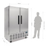 Positiivne külmikukapp 2 ustega seeria G - 960L - Polar