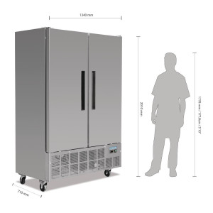 Külmik kahe uksega negatiivse temperatuuriga seeria G - 960L - Polar - Fourniresto