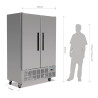 Külmik kahe uksega negatiivse temperatuuriga seeria G - 960L - Polar - Fourniresto