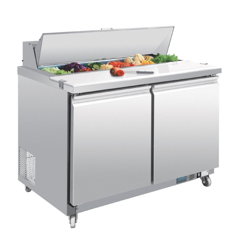 Valmistuslett 2 ustega - 2 x GN 1/6 405 L - Polar - Fourniresto Valmistuslett 2 ustega - 2 x GN 1/6 405 L - Polar - Fourniresto