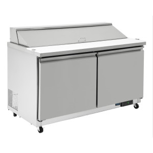Ettevalmistuslett 2 ustega - 527 L 16 X GN 1/6 - Polar - Fourniresto