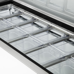 Ettevalmistuslett 2 ustega - 527 L 16 X GN 1/6 - Polar - Fourniresto
