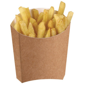 Keskmised kompostitavad kraft fritüürikotid - 1000 tk komplektis - Colpac - Fourniresto