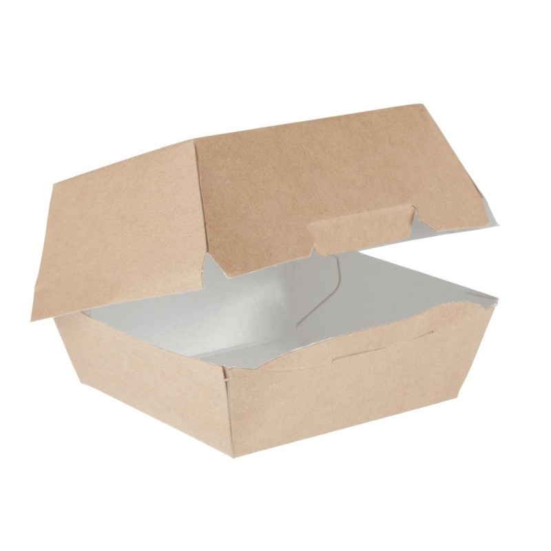 Kõrgekvaliteedilised kompostitavad Kraft Burgeri karbid - L 108mm - 250 tk - Colpac Kõrgekvaliteedilised kompostitavad Kraft Burgeri karbid - L 108mm - 250 tk - Colpac