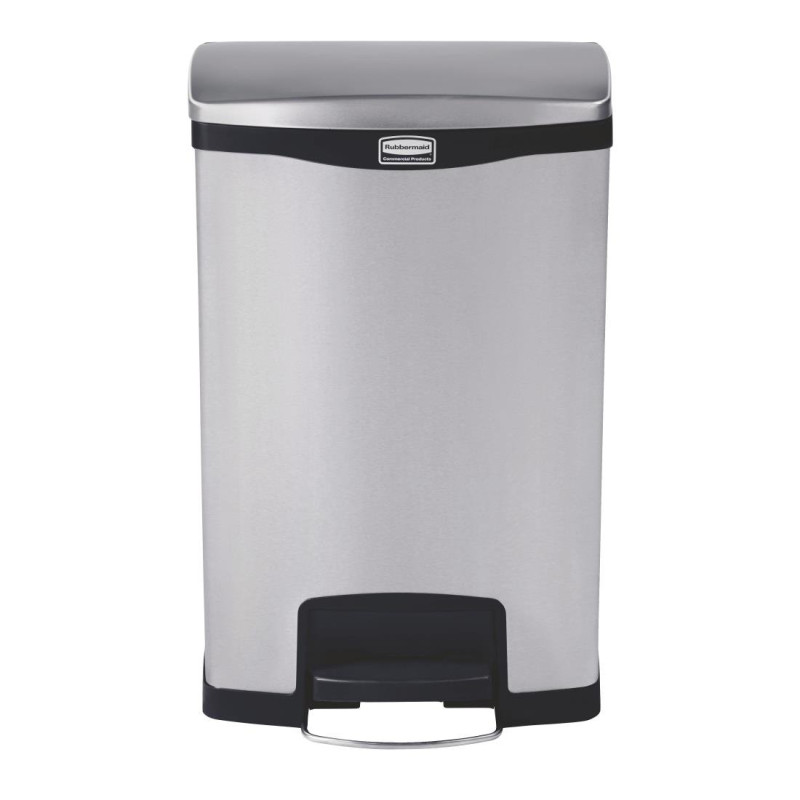 Prügikast pedaaliga eesmine roostevabast terasest Slim Jim - 50L - Rubbermaid Prügikast pedaaliga eesmine roostevabast terasest Slim Jim - 50L - Rubbermaid