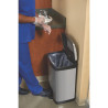Prügikast pedaaliga eesmine roostevabast terasest Slim Jim - 50L - Rubbermaid