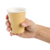 Ühekordsed kuumade jookide pruunid tassid - 225 ml - 1000 tükki komplektis - Fiesta