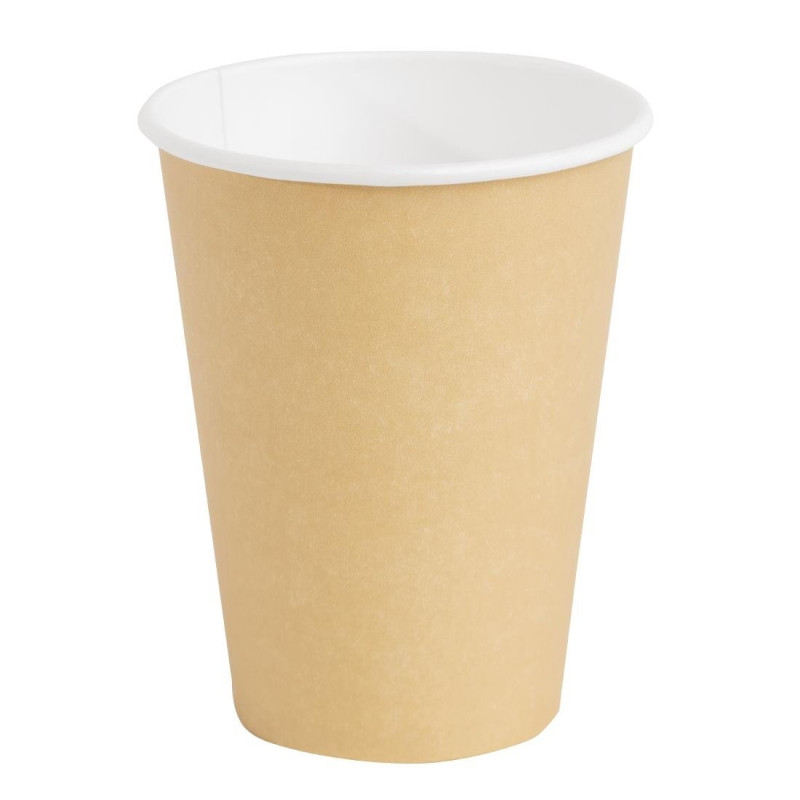 Disposable Cups Hot Drinks Brown - 340ml - Pack of 1000 - Fiesta Disposable Cups Hot Drinks Brown - 340ml - Pack of 1000 - Fiesta