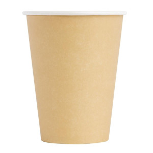 Ühekordsed pruunid kuuma joogi tassid - 340ml - 1000 tükki komplektis - Fiesta