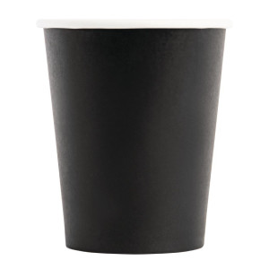 Ühekordsed mustad kuumade jookide topsid - 225 ml - 1000 tk komplekt - Fiesta