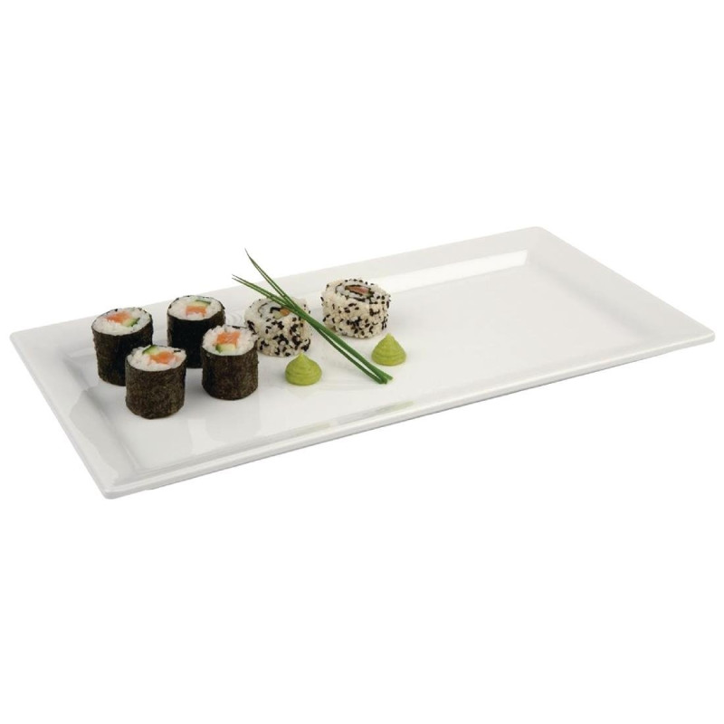 Plateau Rectangulaire En Mélamine Pure 355Mm - APS - Fourniresto Plateau Rectangulaire En Mélamine Pure 355Mm - APS - Fourniresto