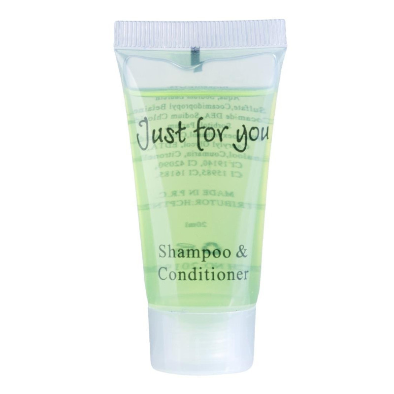Šampoon ja palsam Just For You - 20 ml - 100 tk komplekt - FourniResto - Fourniresto Šampoon ja palsam Just For You - 20 ml - 100 tk komplekt - FourniResto - Fourniresto