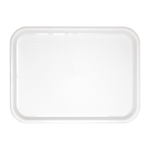 Plastikust valge kiirtoitlustusplaat 345 x 265 mm - Olympia KRISTALLON - Fourniresto