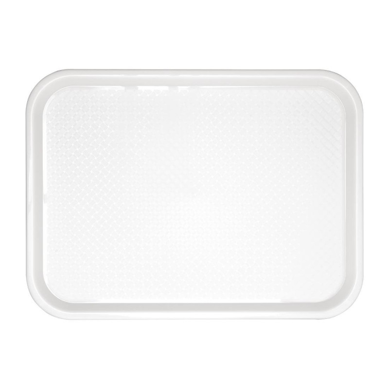 Plastikust valge kiirtoitlustusplaat 345 x 265 mm - Olympia KRISTALLON - Fourniresto