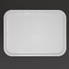 Plastikust valge kiirtoitlustusplaat 345 x 265 mm - Olympia KRISTALLON - Fourniresto