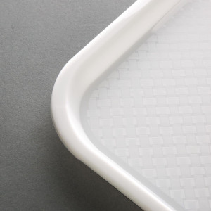 Plastikust valge kiirtoitlustusplaat 345 x 265 mm - Olympia KRISTALLON - Fourniresto