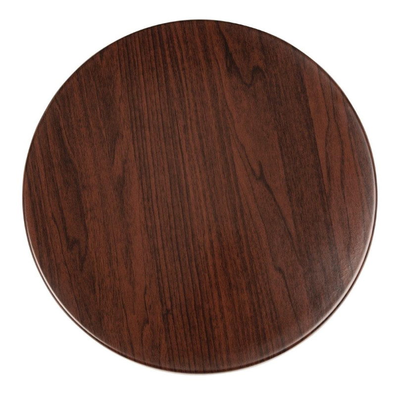 Plateau de Table Rond Marron Foncé - 600 mmm - Bolero Plateau de Table Rond Marron Foncé - 600 mmm - Bolero
