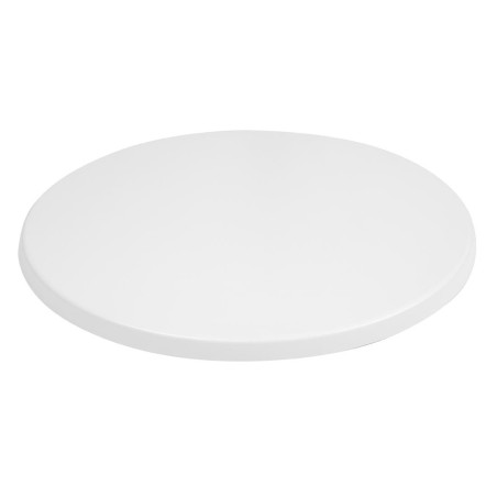Ümmargune valge lauaplaat - Ø 600mm - Bolero