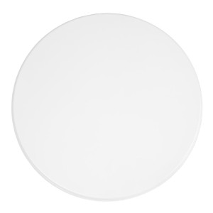 Ümmargune valge lauaplaat - Ø 600mm - Bolero