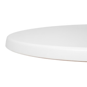 Ümmargune valge lauaplaat - Ø 600mm - Bolero