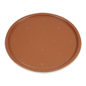 Ümmargune valge lauaplaat - Ø 600mm - Bolero