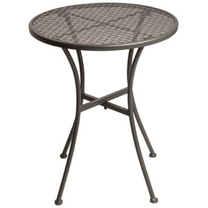 Ümmargune avatud terasest bistroolaud - 600 mm - Bolero - Fourniresto
