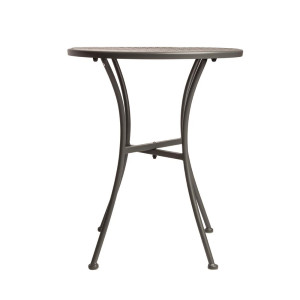 Ümmargune avatud terasest bistroolaud - 600 mm - Bolero - Fourniresto