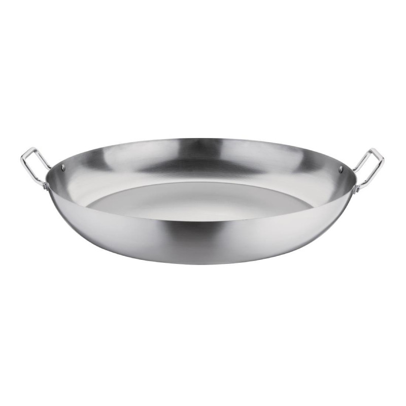 Poêle À Paëlla en Acier Carbone - Ø 508 mm - Vogue Poêle À Paëlla en Acier Carbone - Ø 508 mm - Vogue