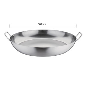 Paella pann süsinikterasest - Ø 508 mm - Vogue