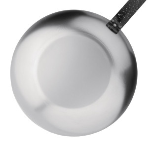 Wok süsinikterasest 28 cm - Vogue - Fourniresto