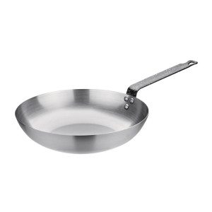 Wok süsinikterasest 28 cm - Vogue - Fourniresto