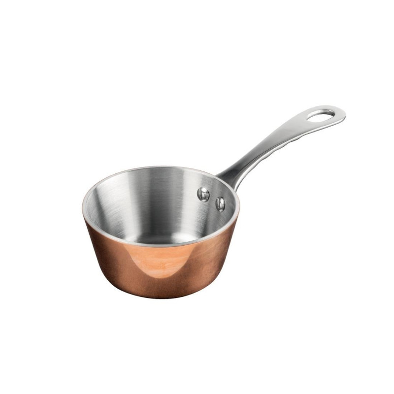 Mini Saucière En Cuivre 85Mm - Vogue - Fourniresto Mini Saucière En Cuivre 85Mm - Vogue - Fourniresto