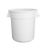 Ümmargune valge konteiner 38L - Vogue - Fourniresto
