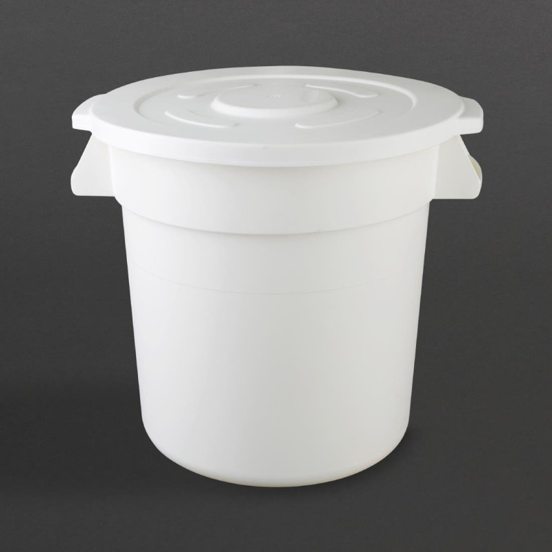 Ümmargune valge konteiner 76L - Vogue - Fourniresto Ümmargune valge konteiner 76L - Vogue - Fourniresto