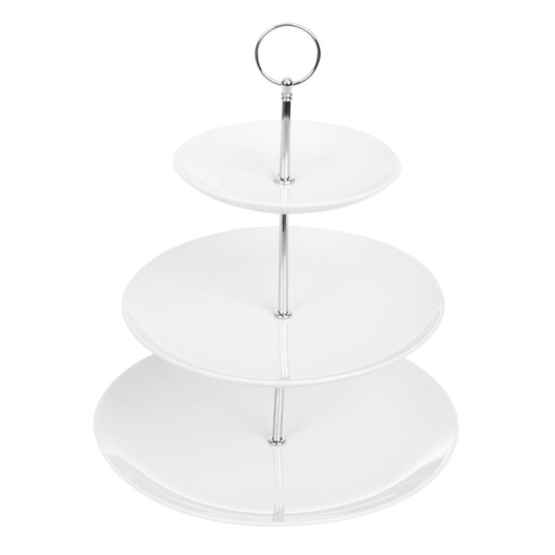Présentoir À Gâteaux À 3 Niveaux - Olympia - Fourniresto Présentoir À Gâteaux À 3 Niveaux - Olympia - Fourniresto