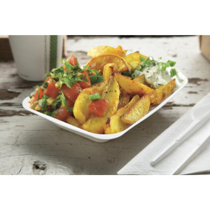 Friikorvikesed suhkruroost - P 175mm - 500 tk komplektis - Vegware