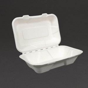 Toitude karbid suhkruroost koos hingedega kaanega - L 228mm - 200 tk komplektis - Vegware
