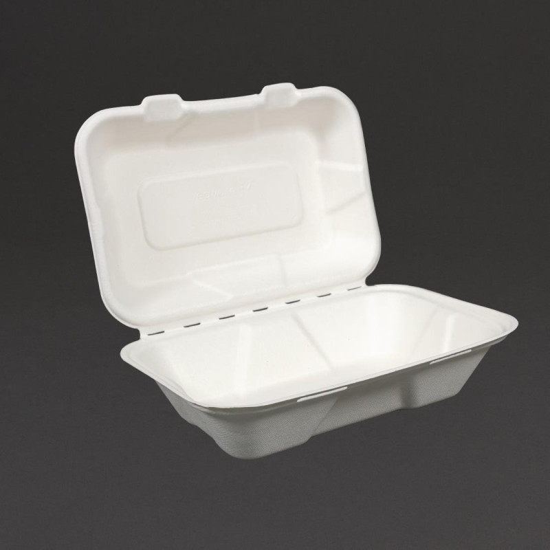 Toitude karbid suhkruroost koos hingedega kaanega - L 228mm - 200 tk komplektis - Vegware Toitude karbid suhkruroost koos hingedega kaanega - L 228mm - 200 tk komplektis - Vegware