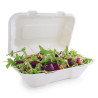 Toitude karbid suhkruroost koos hingedega kaanega - L 228mm - 200 tk komplektis - Vegware
