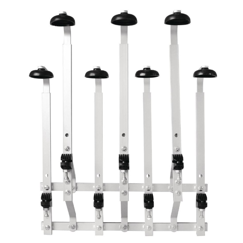 Wall-mounted Bottle Holder for 7 Bottles - Olympia - Fourniresto Wall-mounted Bottle Holder for 7 Bottles - Olympia - Fourniresto