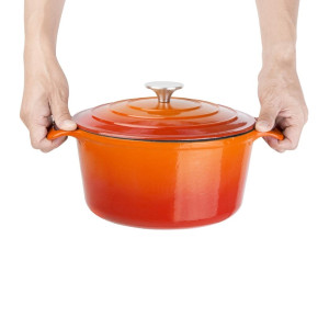 Suur ümmargune oranž pott - 4L - Vogue