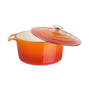 Suur ümmargune oranž pott - 4L - Vogue
