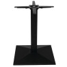 Ristkülikukujuline valualumiiniumist jalg - L 550 x S 400 mm - Bolero
