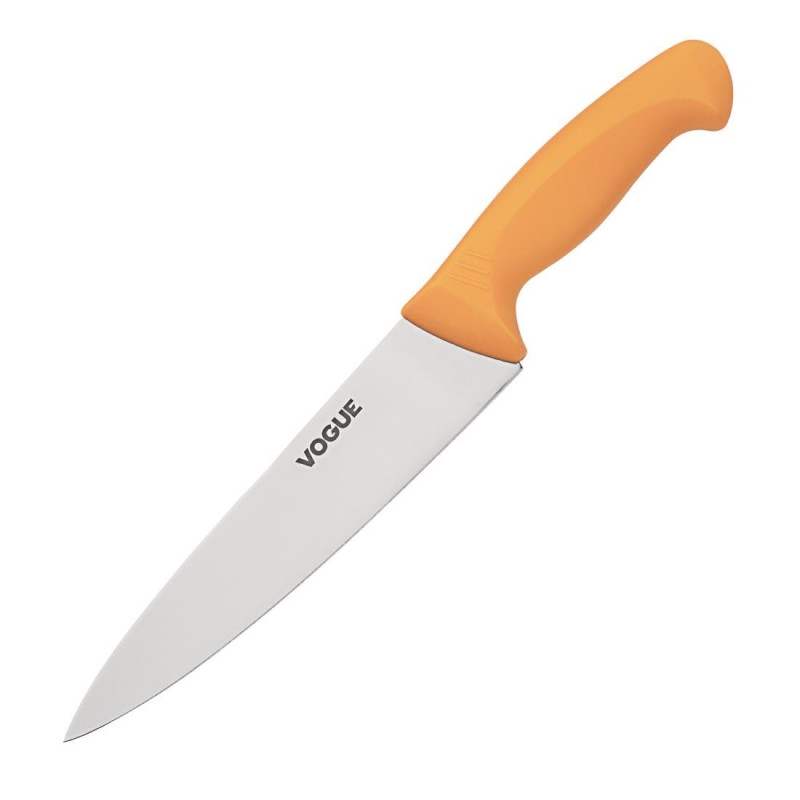 Couteau Chef Soft Grip Pro 230mm- Vogue - Fourniresto Couteau Chef Soft Grip Pro 230mm- Vogue - Fourniresto