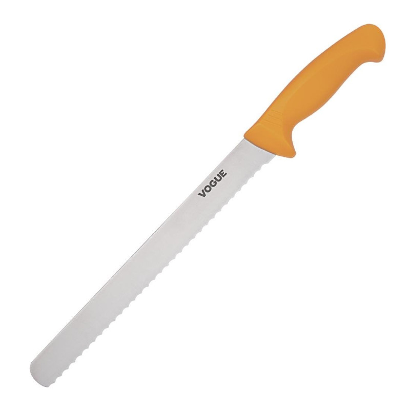 Couteau À Découper Denté Soft Grip Pro - 280mm - Vogue Couteau À Découper Denté Soft Grip Pro - 280mm - Vogue