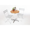 Terrassitool terasest - hall - 2 tk - Bolero - Fourniresto