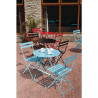 Terrassitoolid terasest - punased - 2 tk komplektis - Bolero - Fourniresto